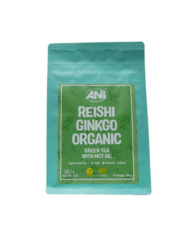 Organic Green Tea Ginkgo Reishi 100g